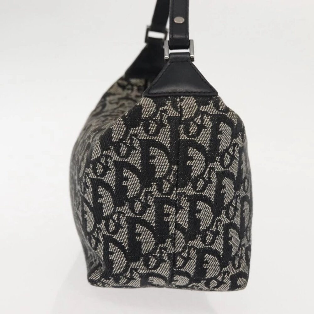 Christian Dior Trotter Canvas Shoulder Bag Black - Picture 5 of 15